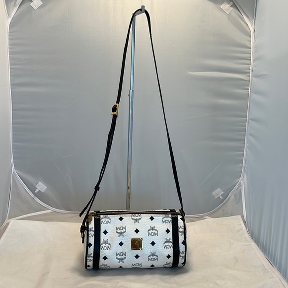 MCM Monogram Papillon Crossbody Bag - Picture 2 of 13